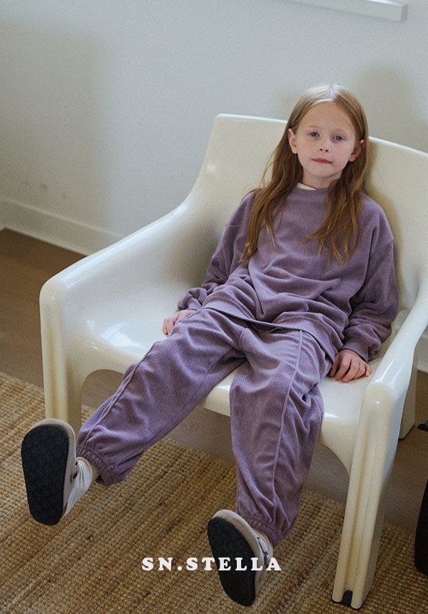 Sn.stella - Korean Children Fashion - #childofig - Leaf Jogger Pants - 8