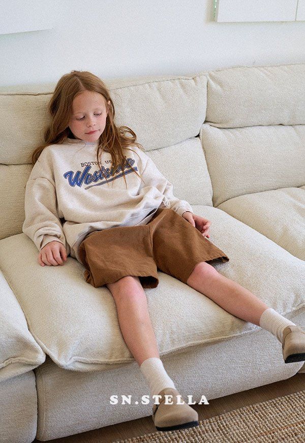 Sn.stella - Korean Children Fashion - #childrensboutique - West Sweatshirt - 5