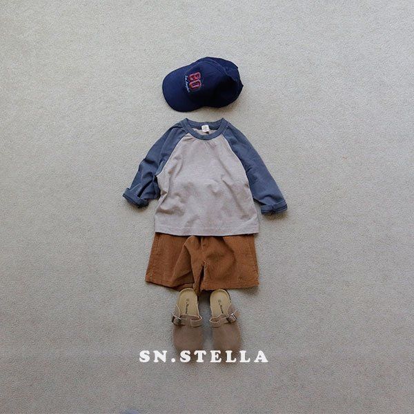 Sn.stella - Korean Children Fashion - #childrensboutique - Pig Raglan Tee - 12