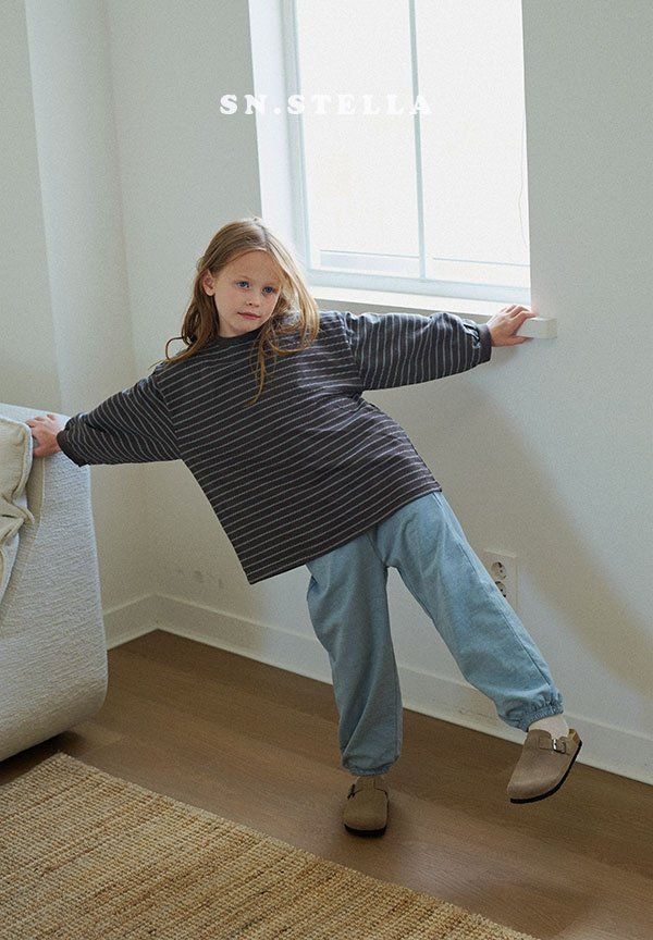Sn.stella - Korean Children Fashion - #childrensboutique - Pig Jogger Pants - 5