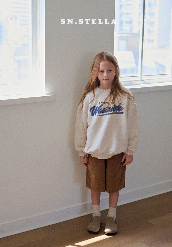Sn.stella - Korean Children Fashion - #designkidswear - West Sweatshirt - 6