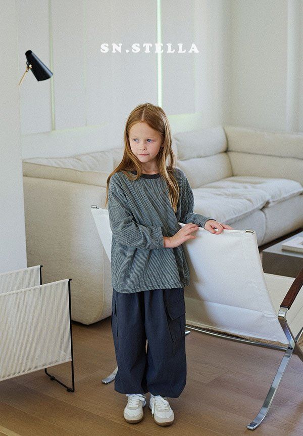 Sn.stella - Korean Children Fashion - #designkidswear - Pine Stripe Tee - 7