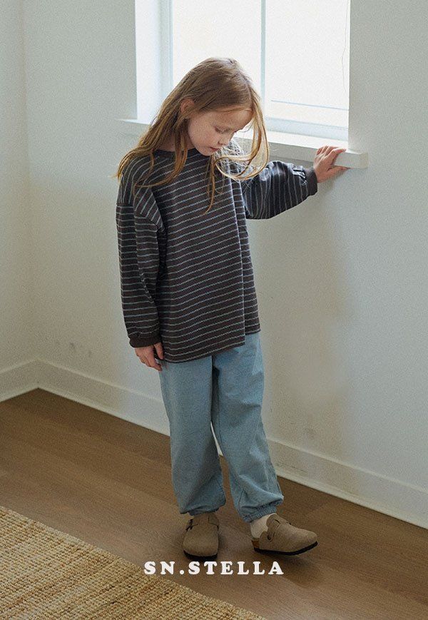 Sn.stella - Korean Children Fashion - #designkidswear - Pig Jogger Pants - 6