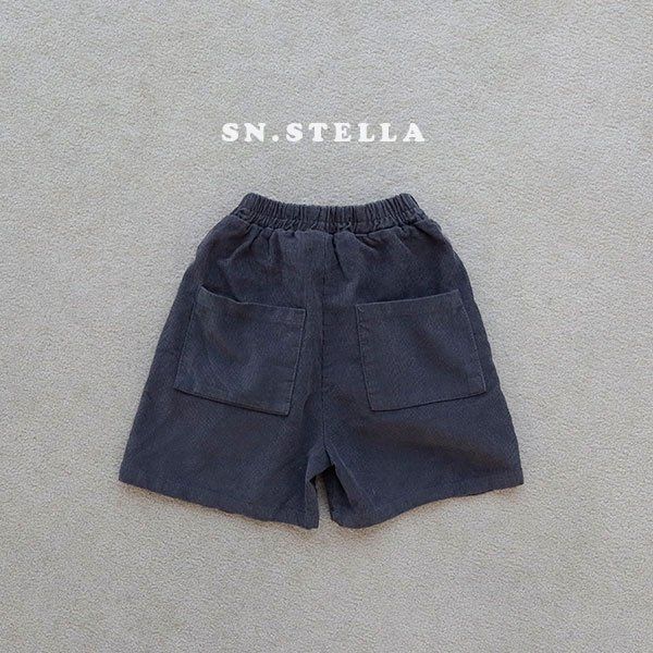 Sn.stella - Korean Children Fashion - #discoveringself - Corduroy Shorts Flower - 8