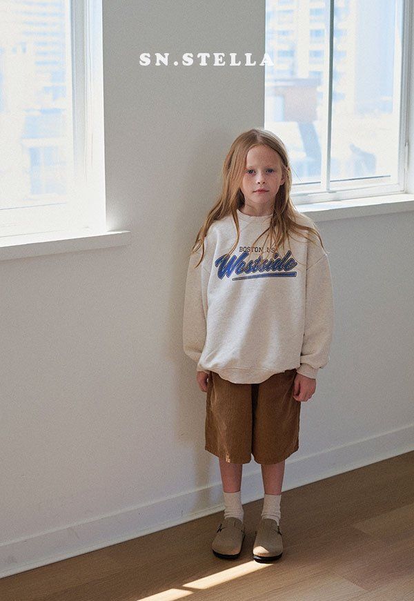 Sn.stella - Korean Children Fashion - #discoveringself - West Sweatshirt - 7