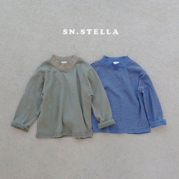 Sn.stella - Korean Children Fashion - #discoveringself - Cozy Stripe Tee - 3