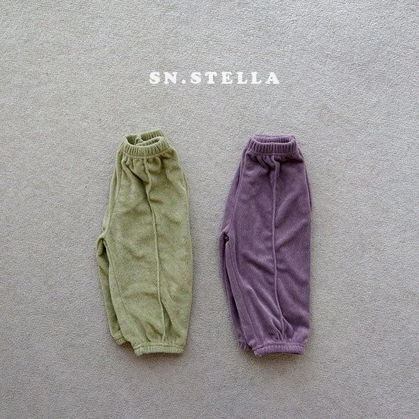 Sn.stella - Korean Children Fashion - #discoveringself - Leaf Jogger Pants - 11