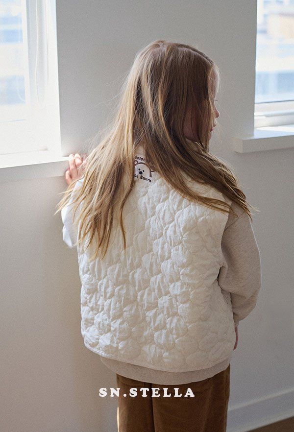 Sn.stella - Korean Children Fashion - #fashionkids - Bear Vest