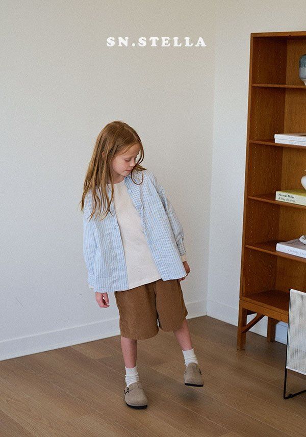 Sn.stella - Korean Children Fashion - #kidsshorts - Breeze Shirt - 6