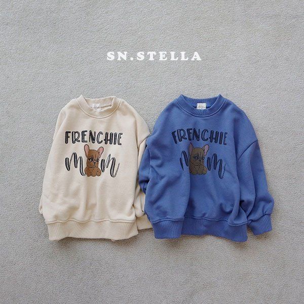 Sn.stella - Korean Children Fashion - #kidsshorts - Le Bulldog Sweatshirt - 3