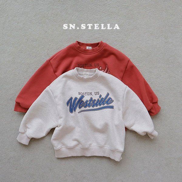 Sn.stella - Korean Children Fashion - #kidsstore - West Sweatshirt - 10
