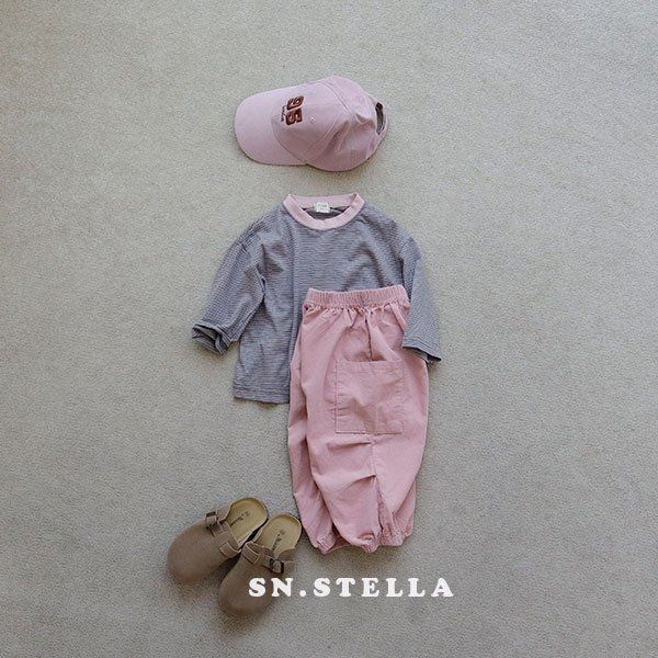 Sn.stella - Korean Children Fashion - #kidsstore - Pine Stripe Tee - 11