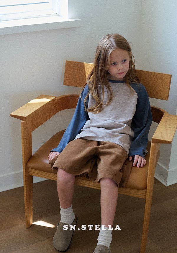 Sn.stella - Korean Children Fashion - #kidsstore - Pig Raglan Tee - 4