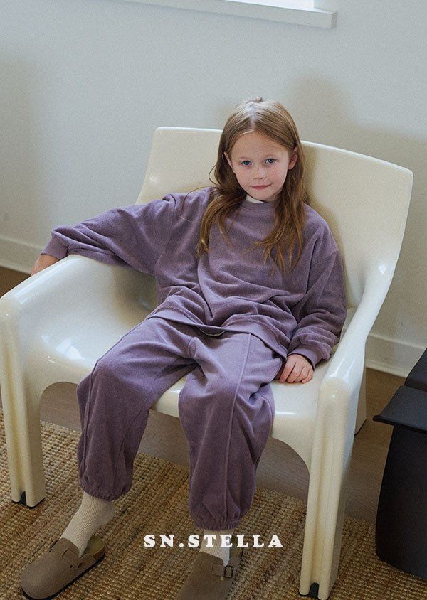 Sn.stella - Korean Children Fashion - #kidzfashiontrend - Leaf Jogger Pants