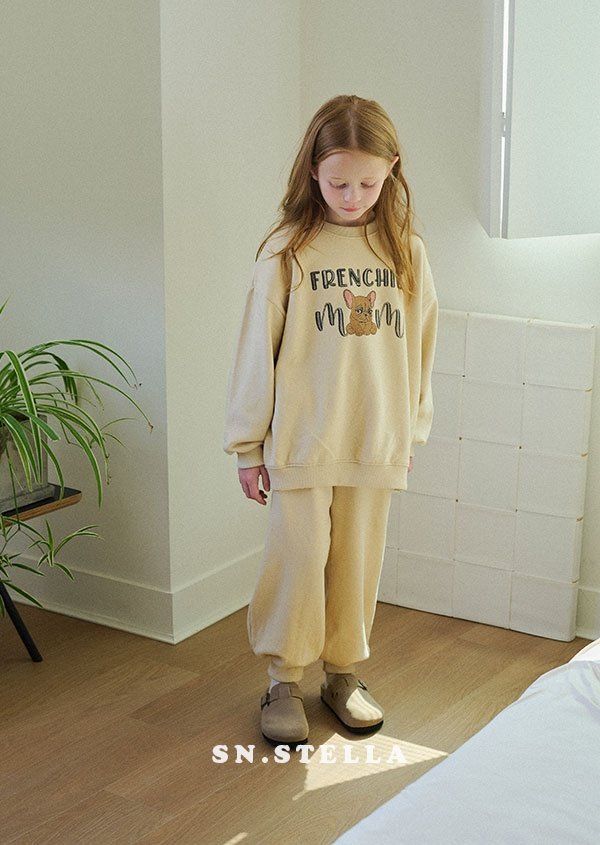 Sn.stella - Korean Children Fashion - #kidzfashiontrend - Le Bulldog Sweatshirt - 5