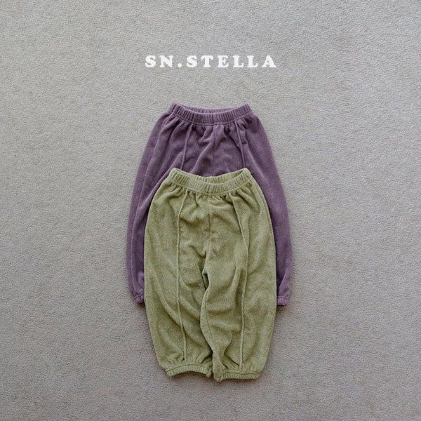 Sn.stella - Korean Children Fashion - #littlefashionista - Leaf Jogger Pants - 3