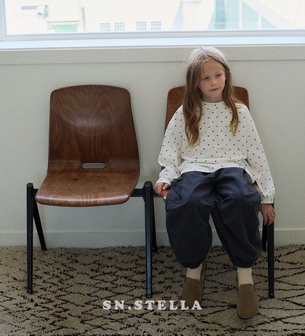 Sn.stella - Korean Children Fashion - #littlefashionista - Mono Dot Tee - 8
