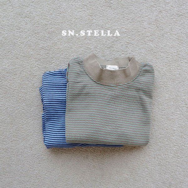 Sn.stella - Korean Children Fashion - #magicofchildhood - Cozy Stripe Tee - 10
