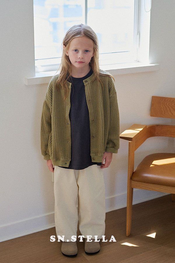 Sn.stella - Korean Children Fashion - #magicofchildhood - Solid Tee - 8