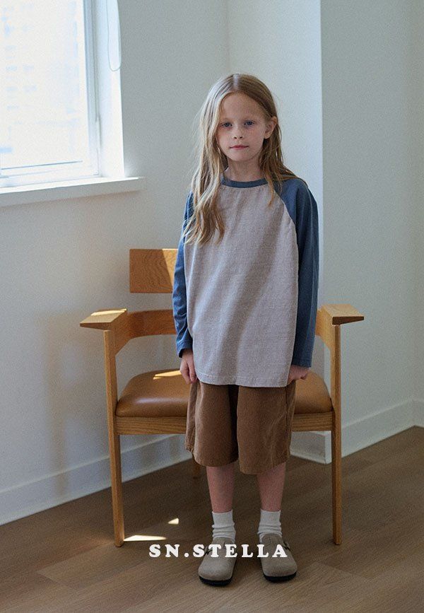 Sn.stella - Korean Children Fashion - #magicofchildhood - Pig Raglan Tee - 7