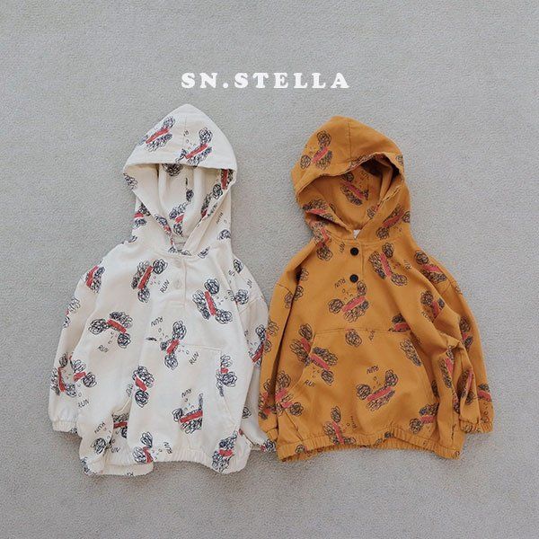 Sn.stella - Korean Children Fashion - #magicofchildhood - Runrun Hoodie - 3