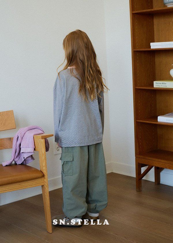 Sn.stella - Korean Children Fashion - #minifashionista - Bangbang Cargo Pants - 11