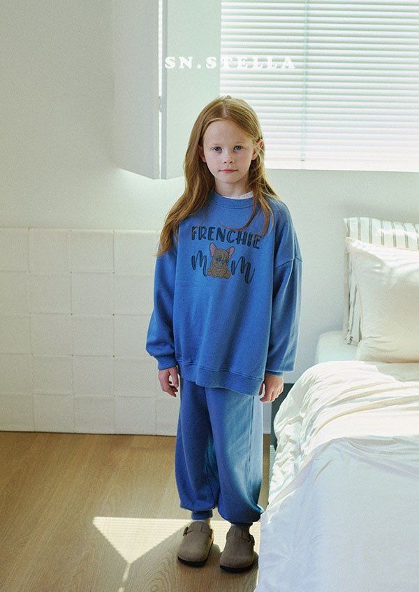 Sn.stella - Korean Children Fashion - #minifashionista - Le Bulldog Sweatshirt - 9