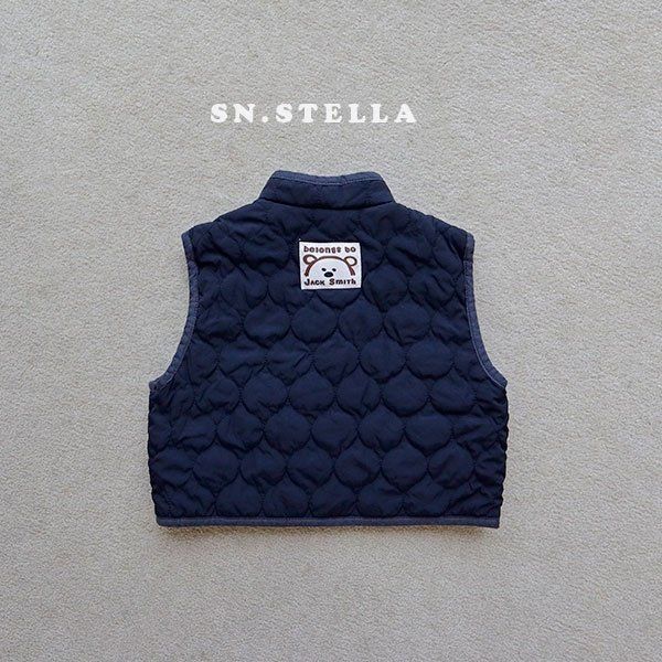 Sn.stella - Korean Children Fashion - #stylishchildhood - Bear Vest - 12
