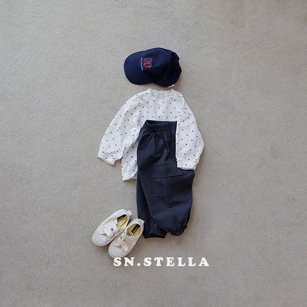 Sn.stella - Korean Children Fashion - #todddlerfashion - Mono Dot Tee - 12