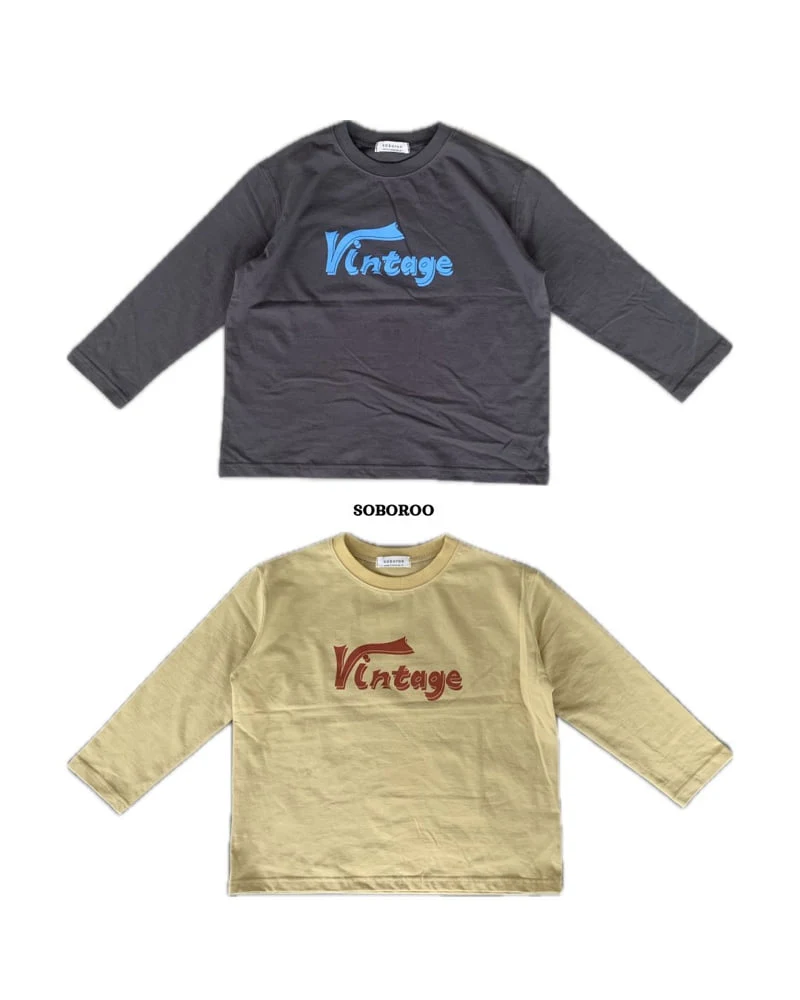 Soboroo - Korean Children Fashion - #childofig - Vintage Tee (Junior–Adult) - 12