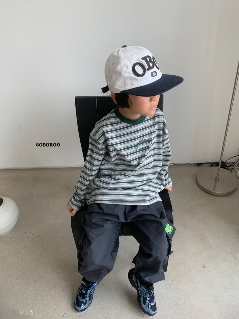 Soboroo - Korean Children Fashion - #designkidswear - Duo Stripe Tee - 3