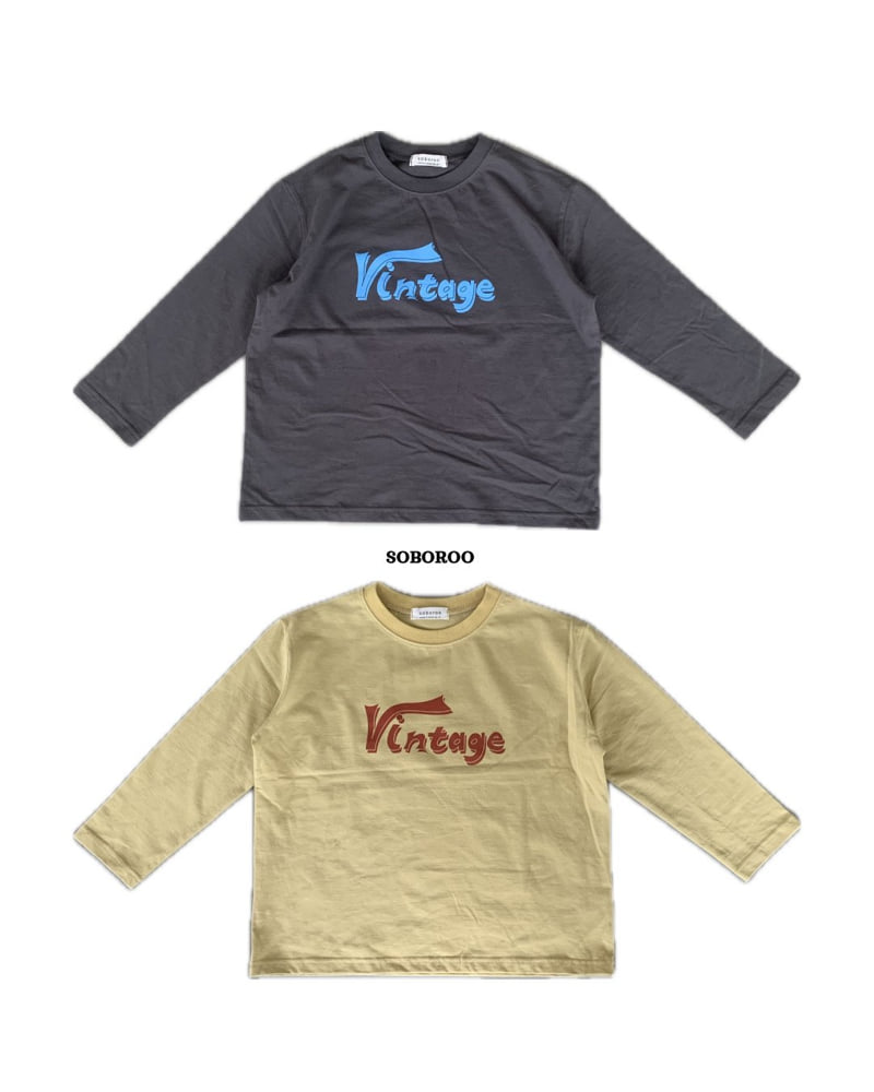 Soboroo - Korean Children Fashion - #designkidswear - Vintage Tee