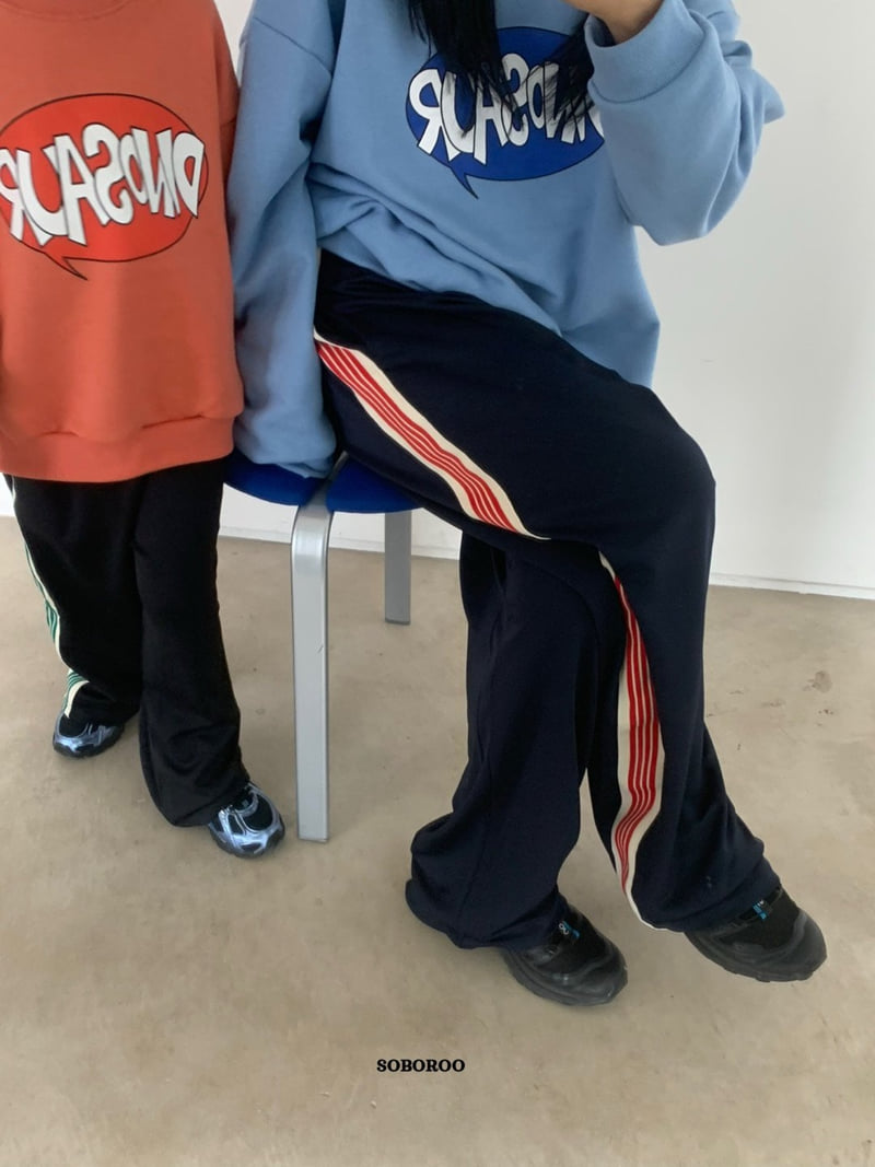 Soboroo - Korean Children Fashion - #discoveringself - Line-Up Track Pants (Junior–Adult) - 9