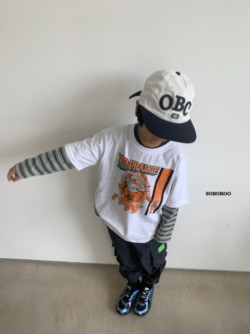 Soboroo - Korean Children Fashion - #kidsshorts - Touchdown Tee - 8