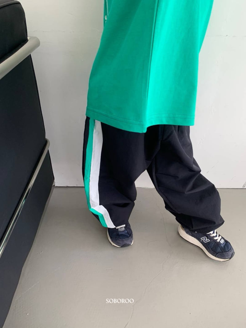 Soboroo - Korean Children Fashion - #kidsstore - Three Color Track Pants - 5