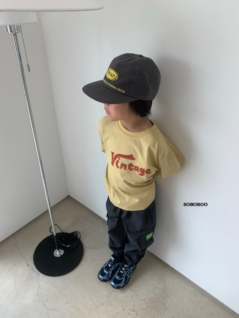 Soboroo - Korean Children Fashion - #kidzfashiontrend - Vintage Tee (Junior–Adult) - 5