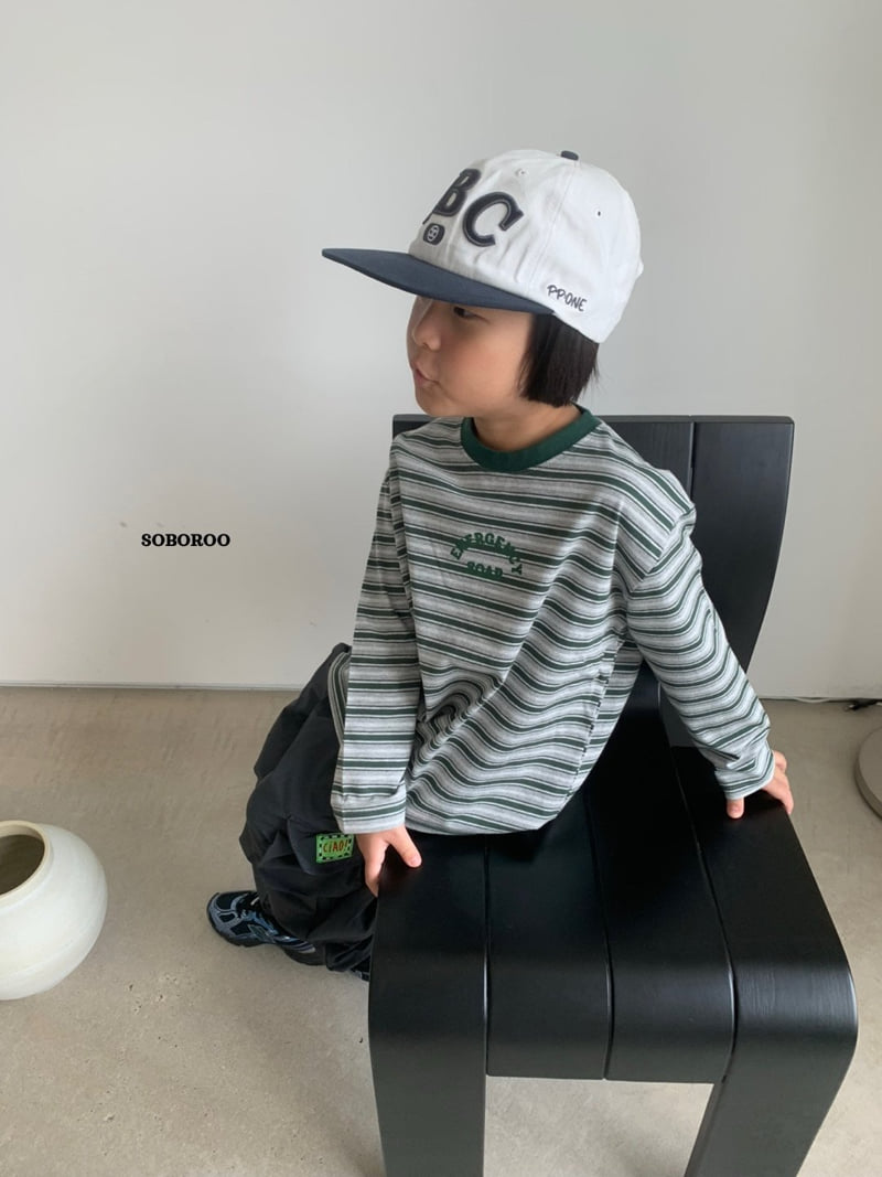 Soboroo - Korean Children Fashion - #littlefashionista - Duo Stripe Tee - 10