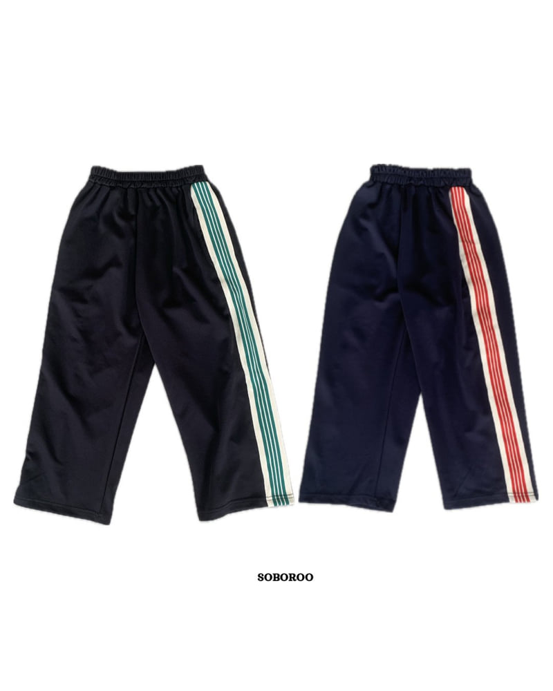 Soboroo - Korean Children Fashion - #magicofchildhood - Line-Up Track Pants