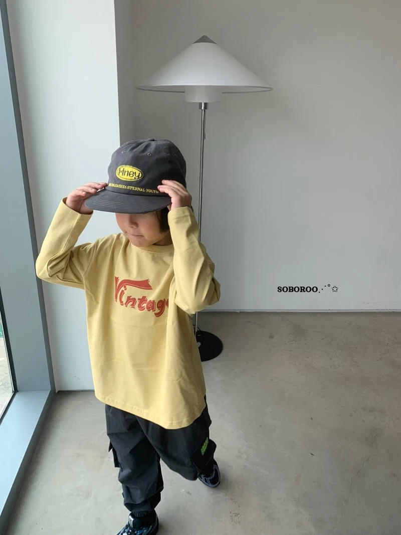 Soboroo - Korean Children Fashion - #minifashionista - Vintage Tee (Junior–Adult) - 9