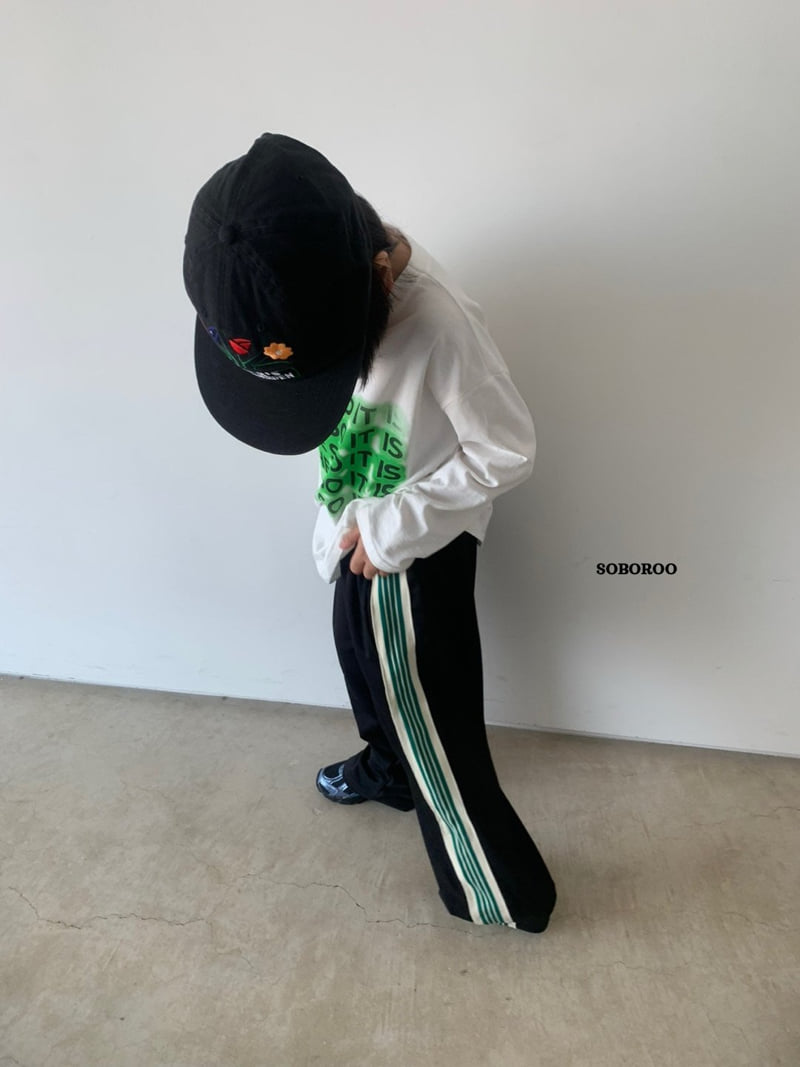 Soboroo - Korean Children Fashion - #prettylittlegirls - Line-Up Track Pants - 3