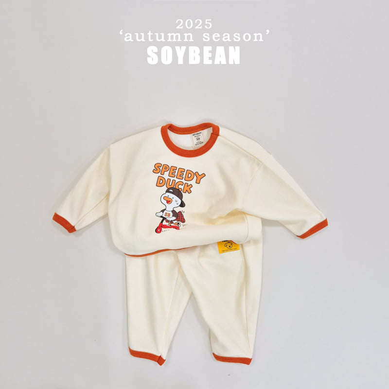 Soybean - Korean Children Fashion - #Kfashion4kids - Speed Duck Top Bottom Set - 12