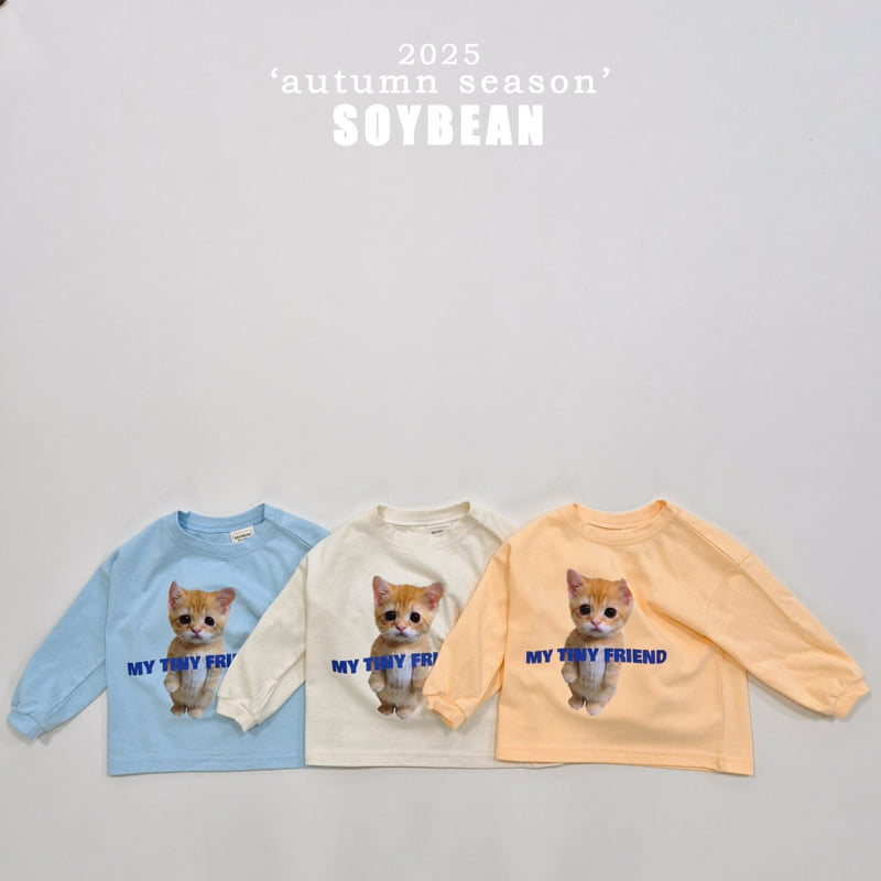 Soybean - Korean Children Fashion - #Kfashion4kids - Cat Friend Tee