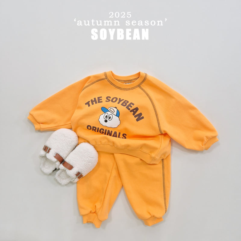 Soybean - Korean Children Fashion - #Kfashion4kids - Color Stitch Top Bottom Set - 5