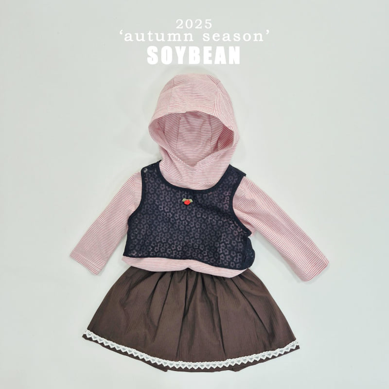 Soybean - Korean Children Fashion - #Kfashion4kids - Stripe Hoodie - 12