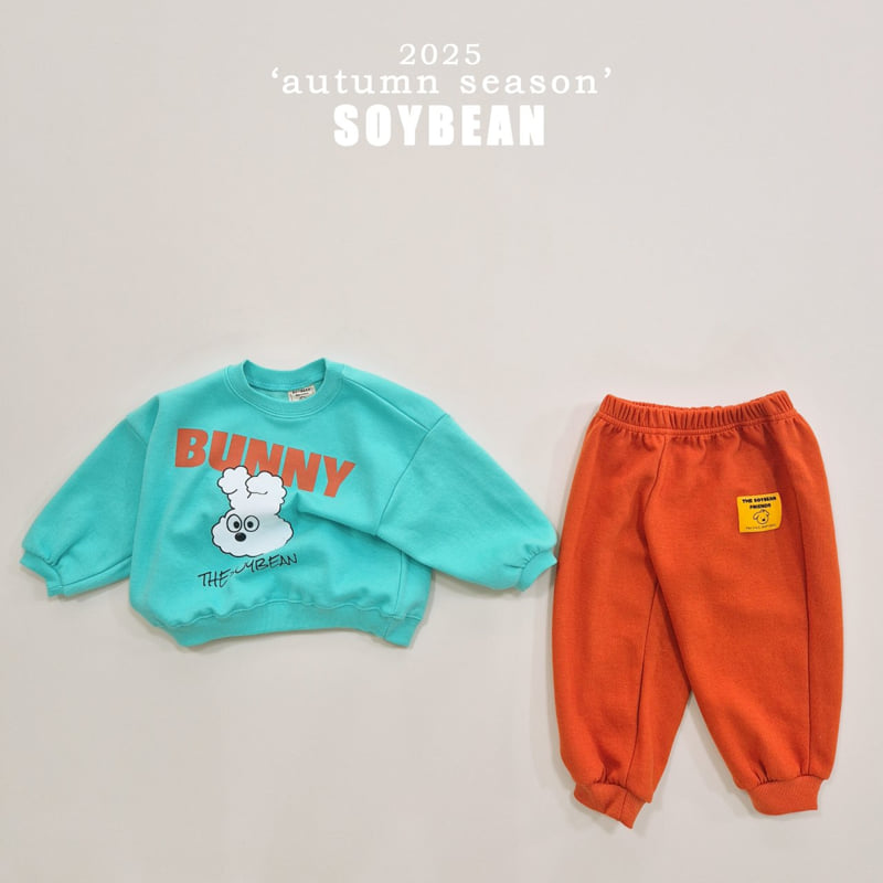 Soybean - Korean Children Fashion - #Kfashion4kids - Cloud Rabbit Top Bottom Set - 6