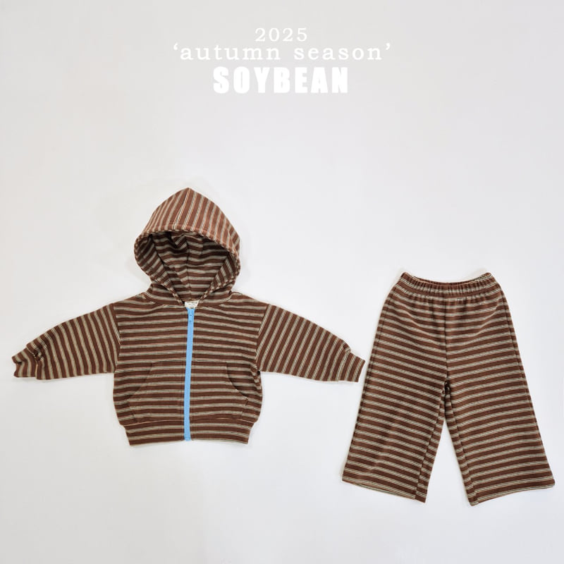 Soybean - Korean Children Fashion - #childofig - Y2K Stripe Set - 5