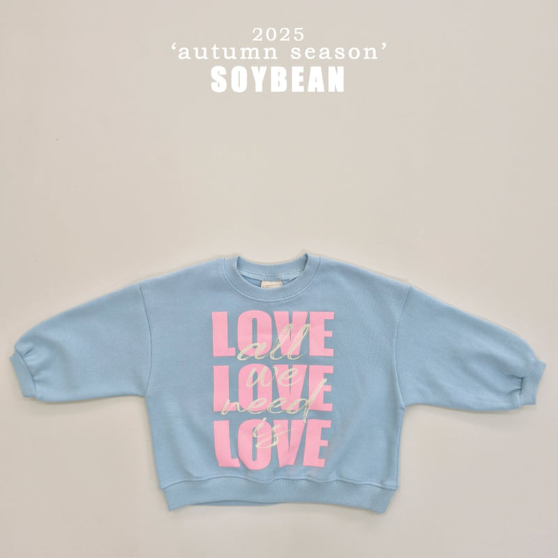 Soybean - Korean Children Fashion - #childofig - Love Sweatshirt - 10