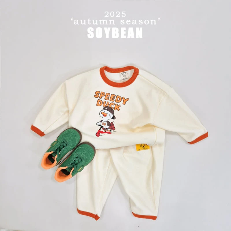 Soybean - Korean Children Fashion - #childofig - Speed Duck Top Bottom Set - 3
