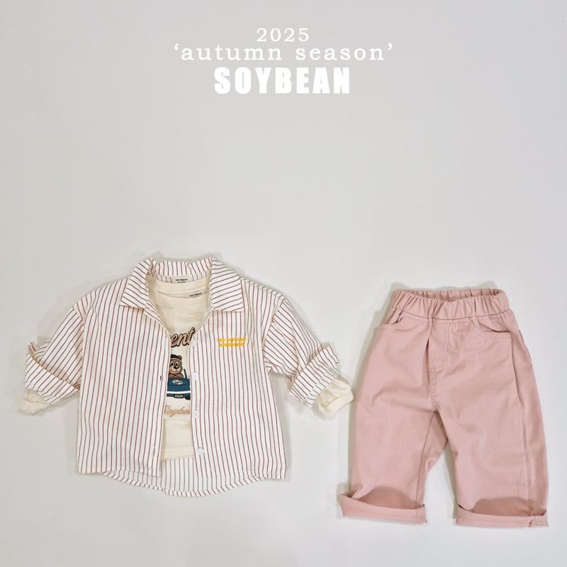 Soybean - Korean Children Fashion - #childofig - Straw Comfort Shirt - 5