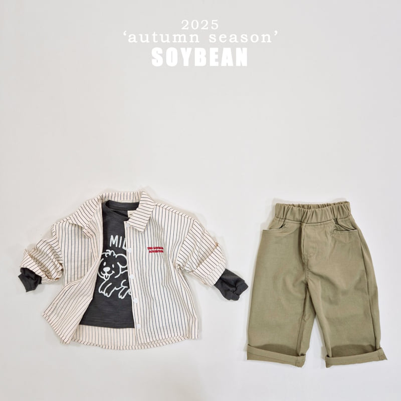 Soybean - Korean Children Fashion - #childofig - Straw Comfort Shirt - 6
